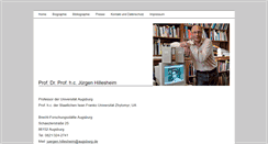 Desktop Screenshot of juergen-hillesheim.de